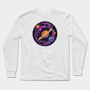 Nebulous Gas Giants Long Sleeve T-Shirt